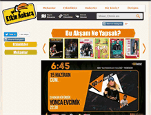 Tablet Screenshot of etkinankara.com